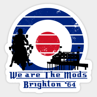 We Are the Mods Brighton '64 Scooter RAF Roundel Sticker